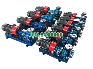 Máy bơm tuần hoàn dầu nóng RY100-65-200A cột áp 44 m, công suất 22 kW, lưu lượng 94 m3/h